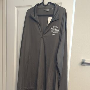 Hard Rock Cafe Gray Long Sleeve Shirt